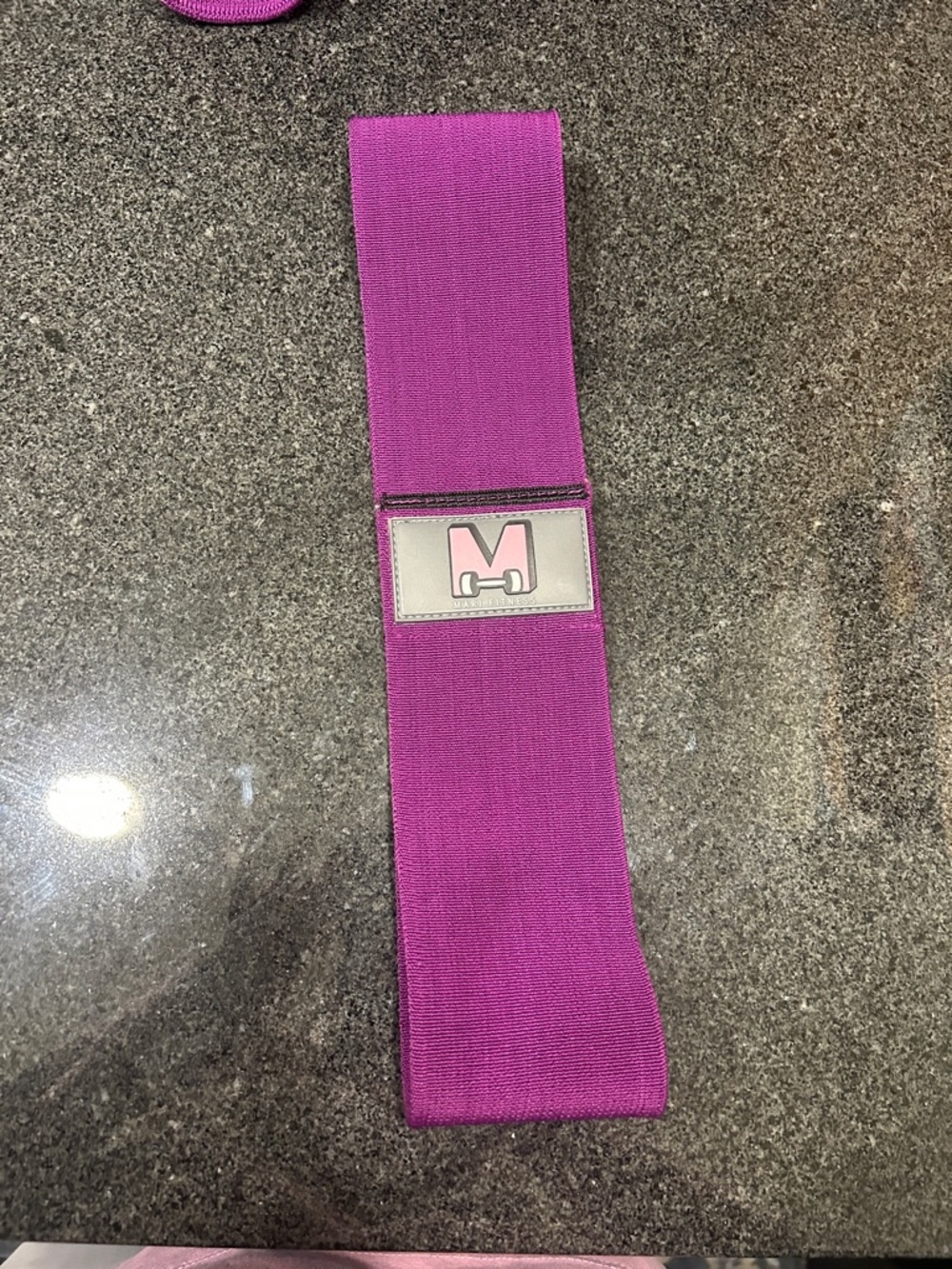 Purple Resistance Loop Band - Home Workout Accessory size small